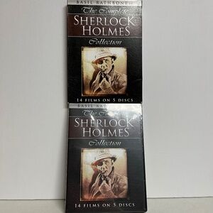 The Complete Sherlock Holmes Collection DVD 14 Films 5 Discs Sealed Slipcover